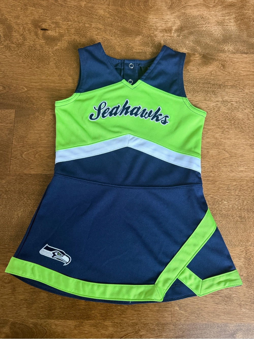 Seattle Seahawks Toddler Cheerleader Dress 2T NFL Football Game Day